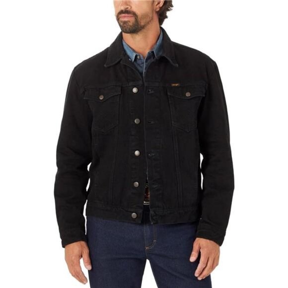 Wrangler Men's Western Unlined Denim Jacket - Picture 1 of 4